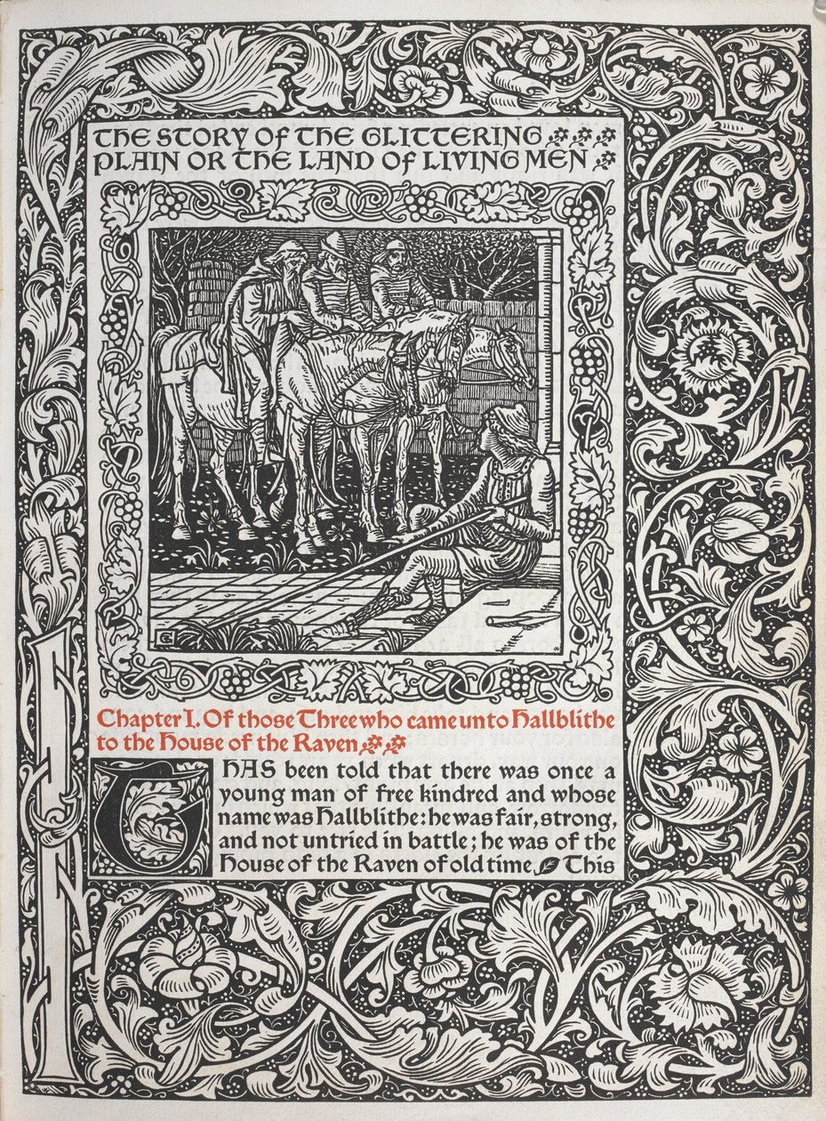 Capitolo I. Di quei tre che vennero a Hallblithe alla casa del Corvo da Walter Crane