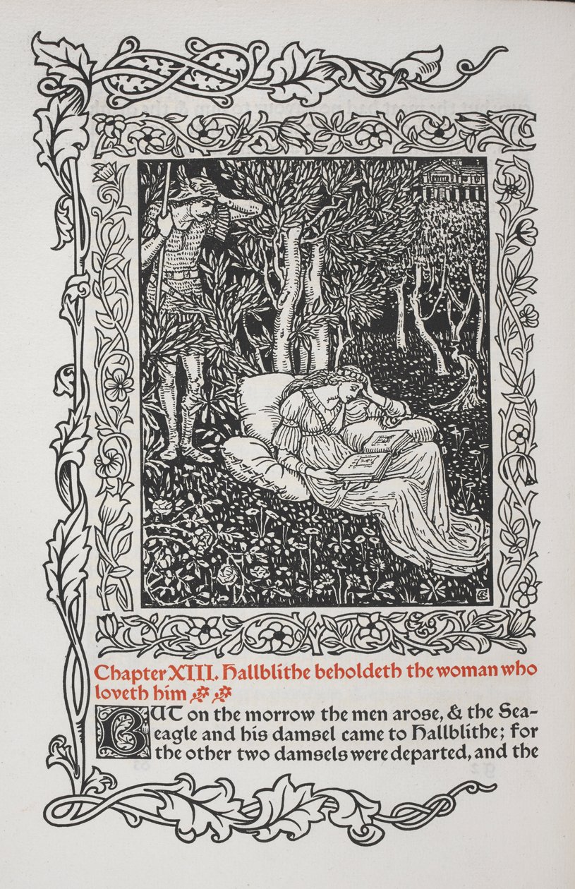 Capitolo XIII. Hallblithe vede la donna che lo ama da Walter Crane