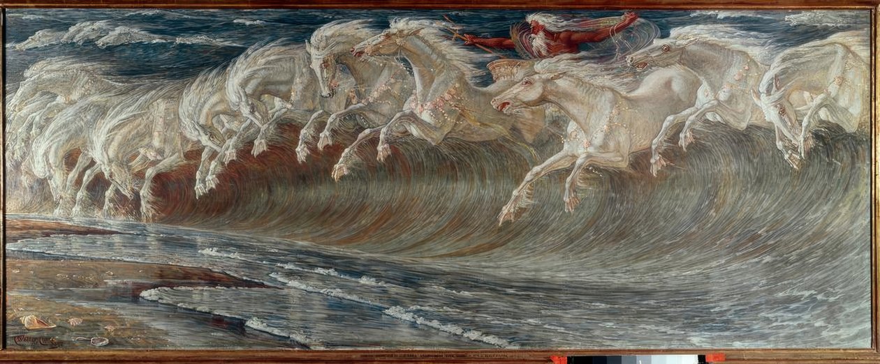 I cavalli di Nettuno da Walter Crane