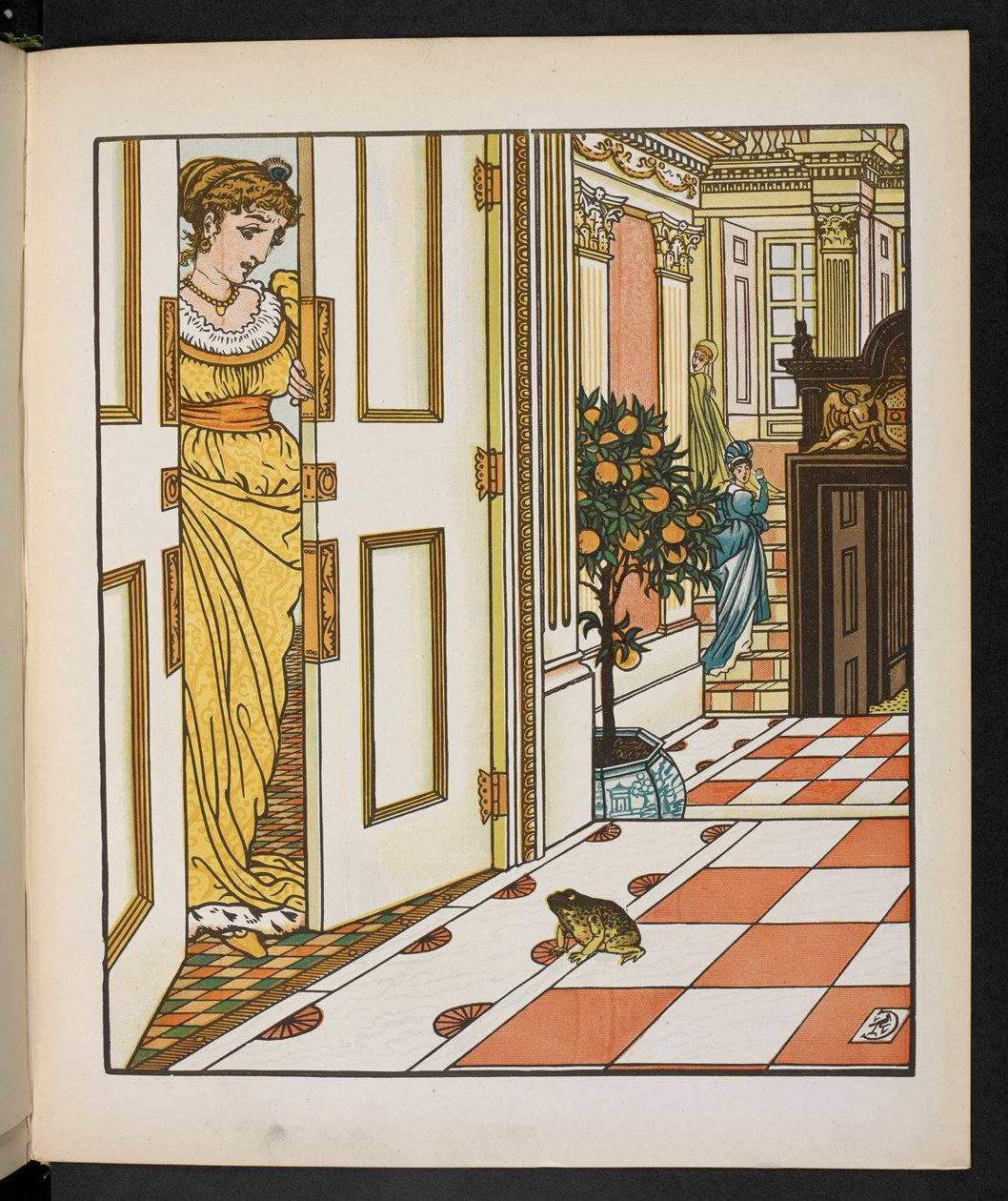 Illustrazione per Il Principe Ranocchio da Walter Crane