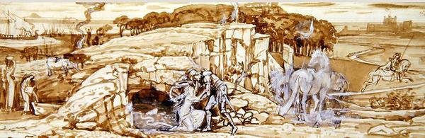 Il verme Laidly da Walter Crane