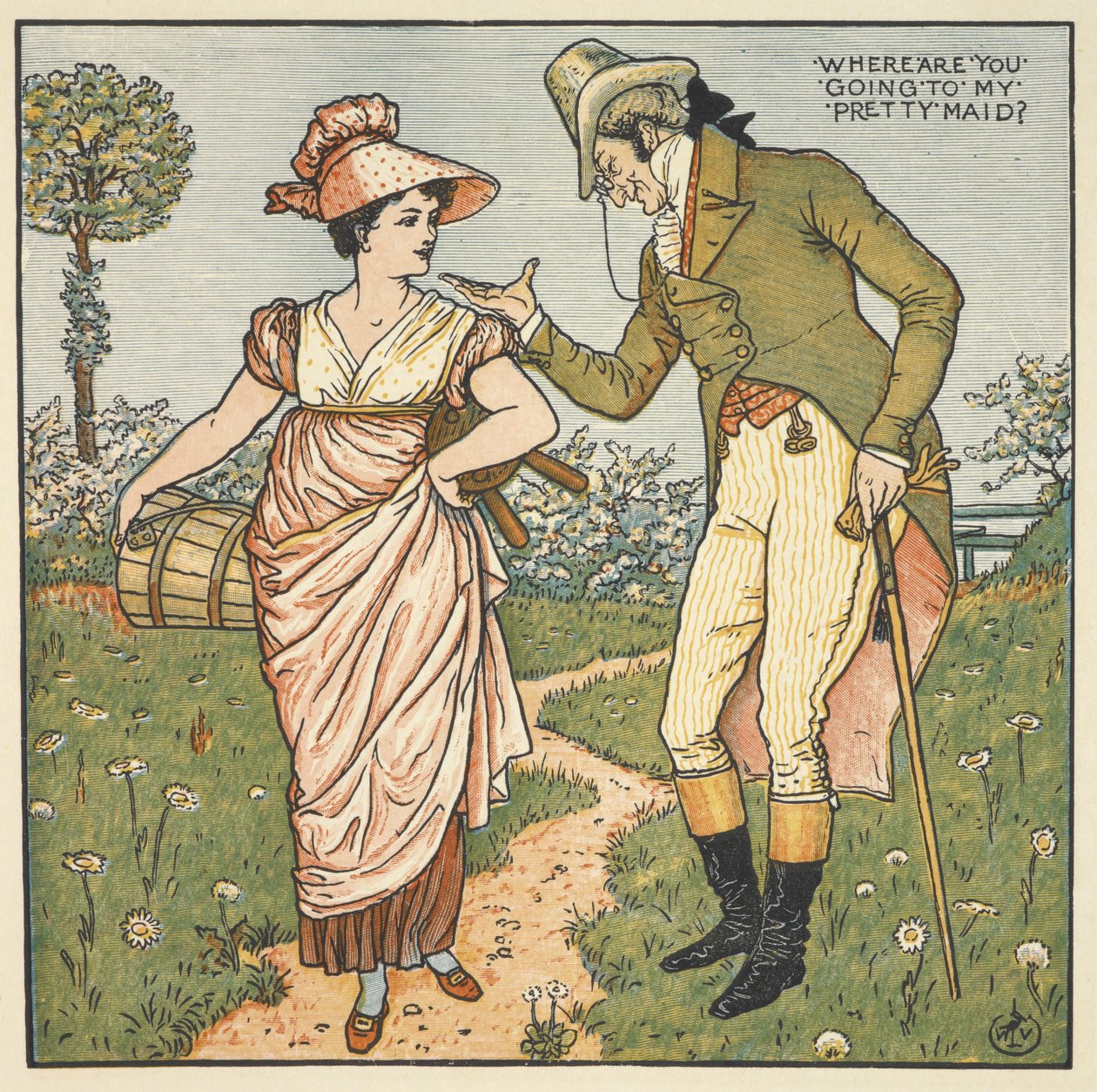La mia bella fanciulla da Walter Crane