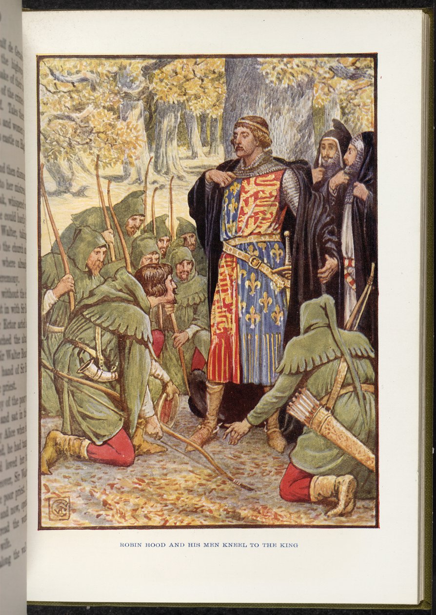 Robin Hood davanti a Riccardo I da Walter Crane