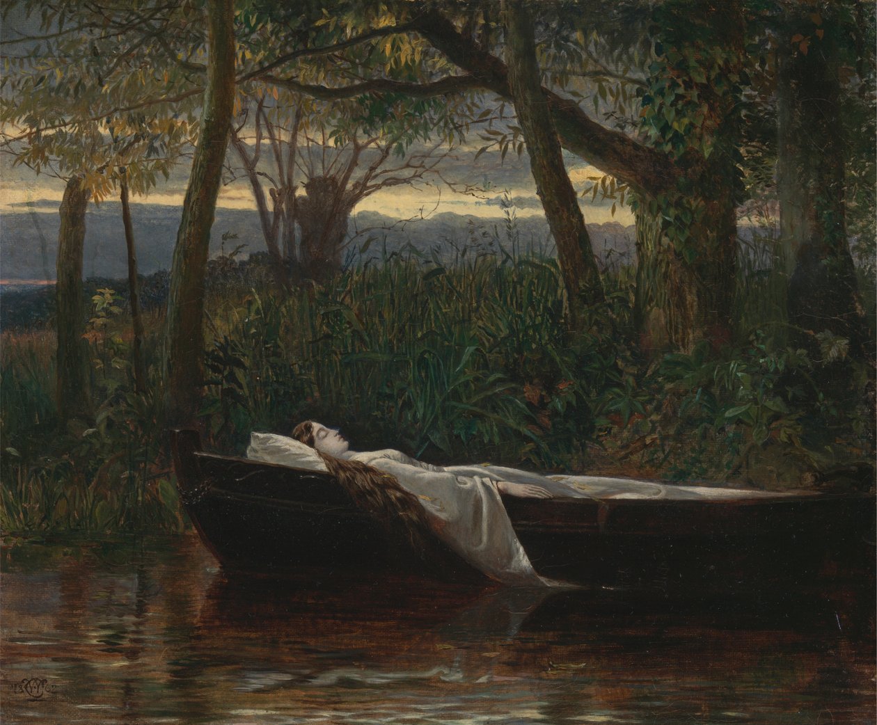 La dama di Shalott [1862, Royal Academy of Arts, Londra, catalogo della mostra] da Walter Crane