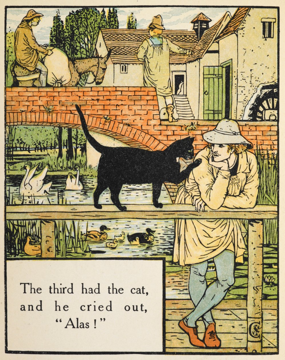 Il terzo aveva il gatto, e gridò, 
