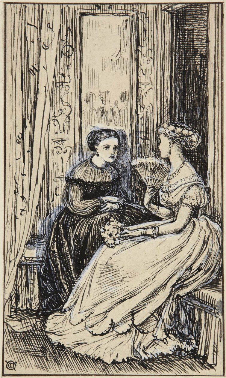Due signore che conversano (Anne Hereford) da Walter Crane