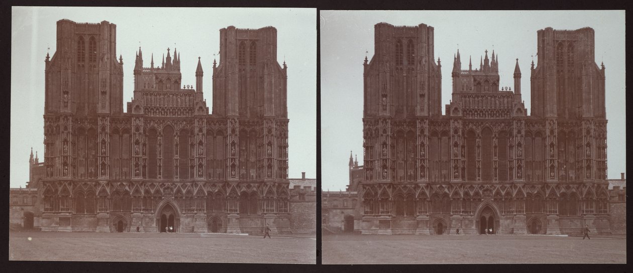 Cattedrale di Wells, Cathedral Green, Wells, Mendip, Somerset da Walter Edward Zehetmayr