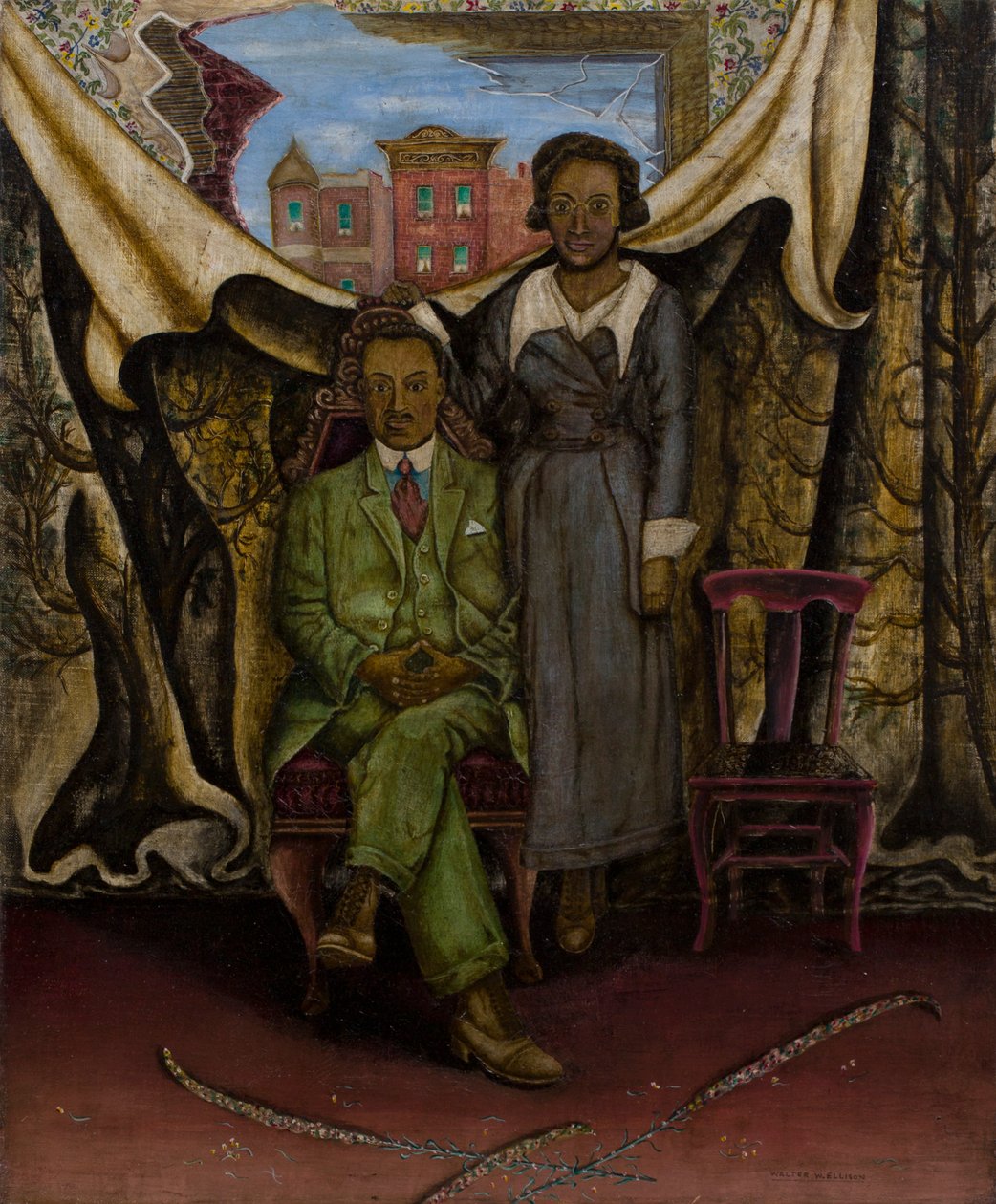 Padre e Madre—Tintype da Walter Ellison