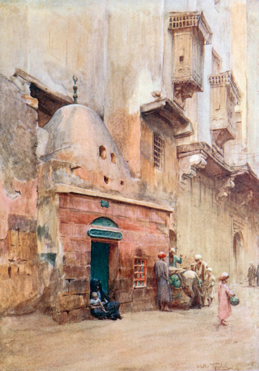 Tomba di uno Sheykh al Cairo (litografia a colori) da Walter Frederick Roofe Tyndale
