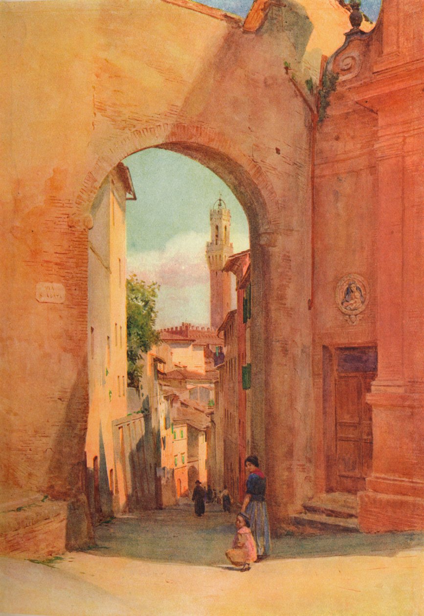 Arco di S. Giuseppe, Siena da Walter Frederick Roofe Tyndale