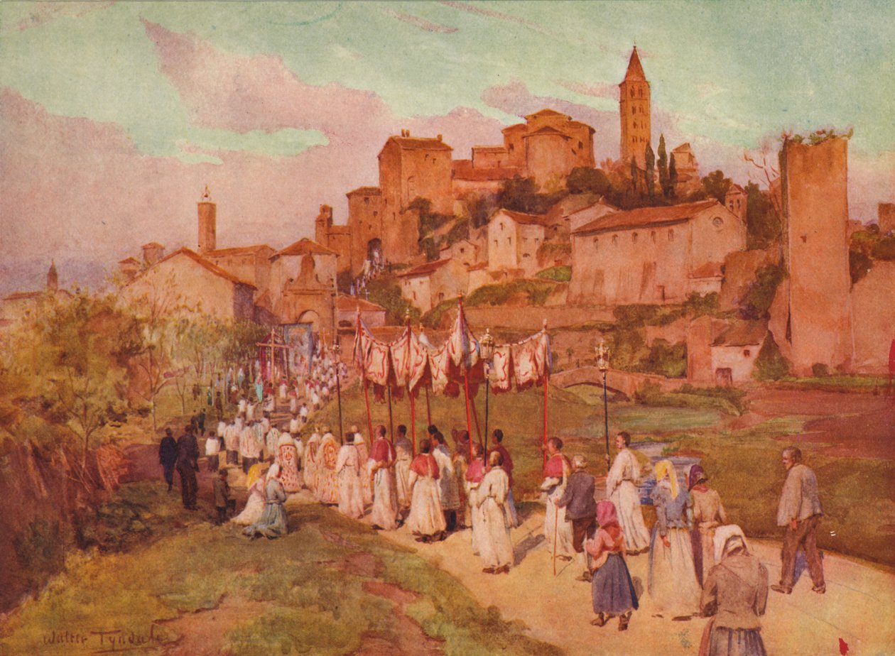 Corpus Domini a Viterbo, c1900 da Walter Frederick Roofe Tyndale