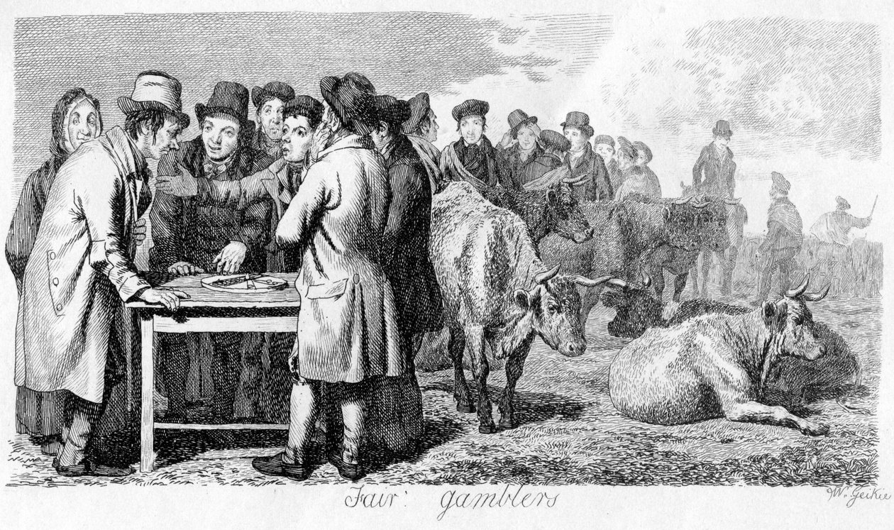 Giocatori onesti, inizio XIX secolo da Walter Geikie