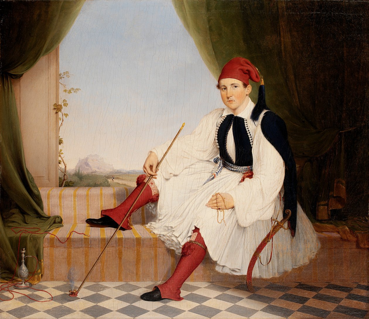 Ritratto di John B. Carmac, in costume da evasore greco da Walter Gould
