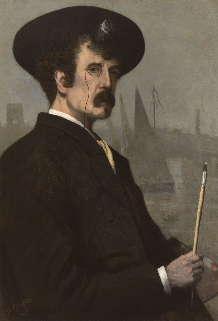 James Abbott McNeill Whistler (1834-1903) 1870 (olio su tela) da Walter Greaves