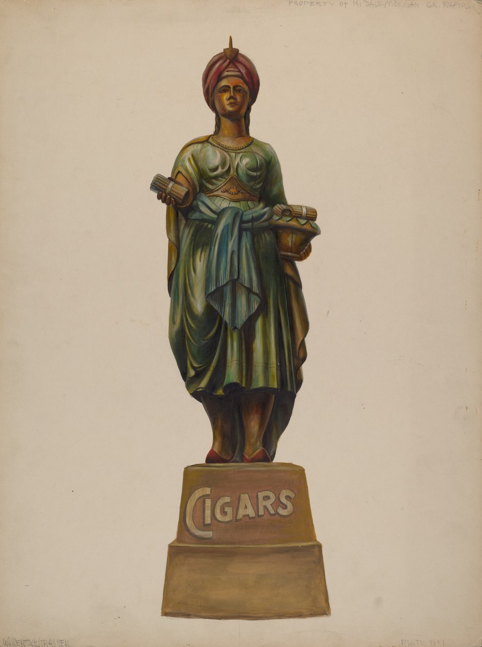 Figura del Negozio di Sigari, c. 1937 da Walter Hochstrasser
