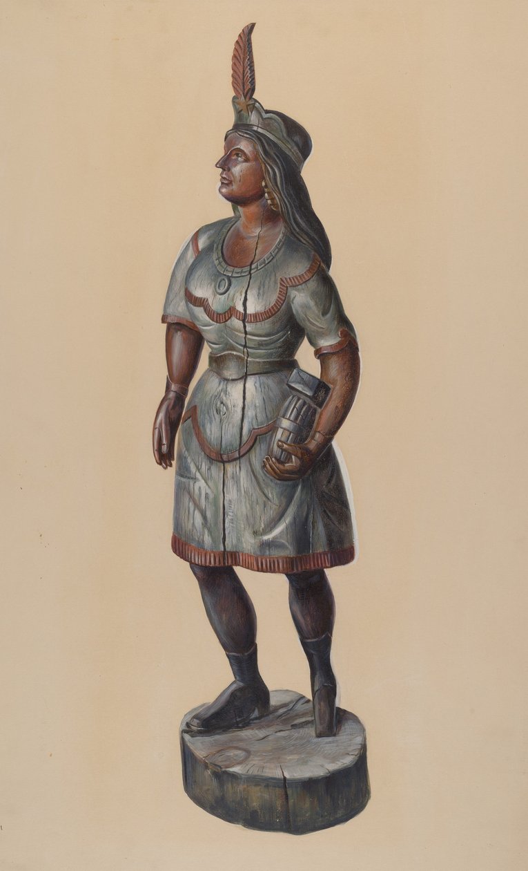Indiano del Negozio di Sigari, c. 1937 da Walter Hochstrasser