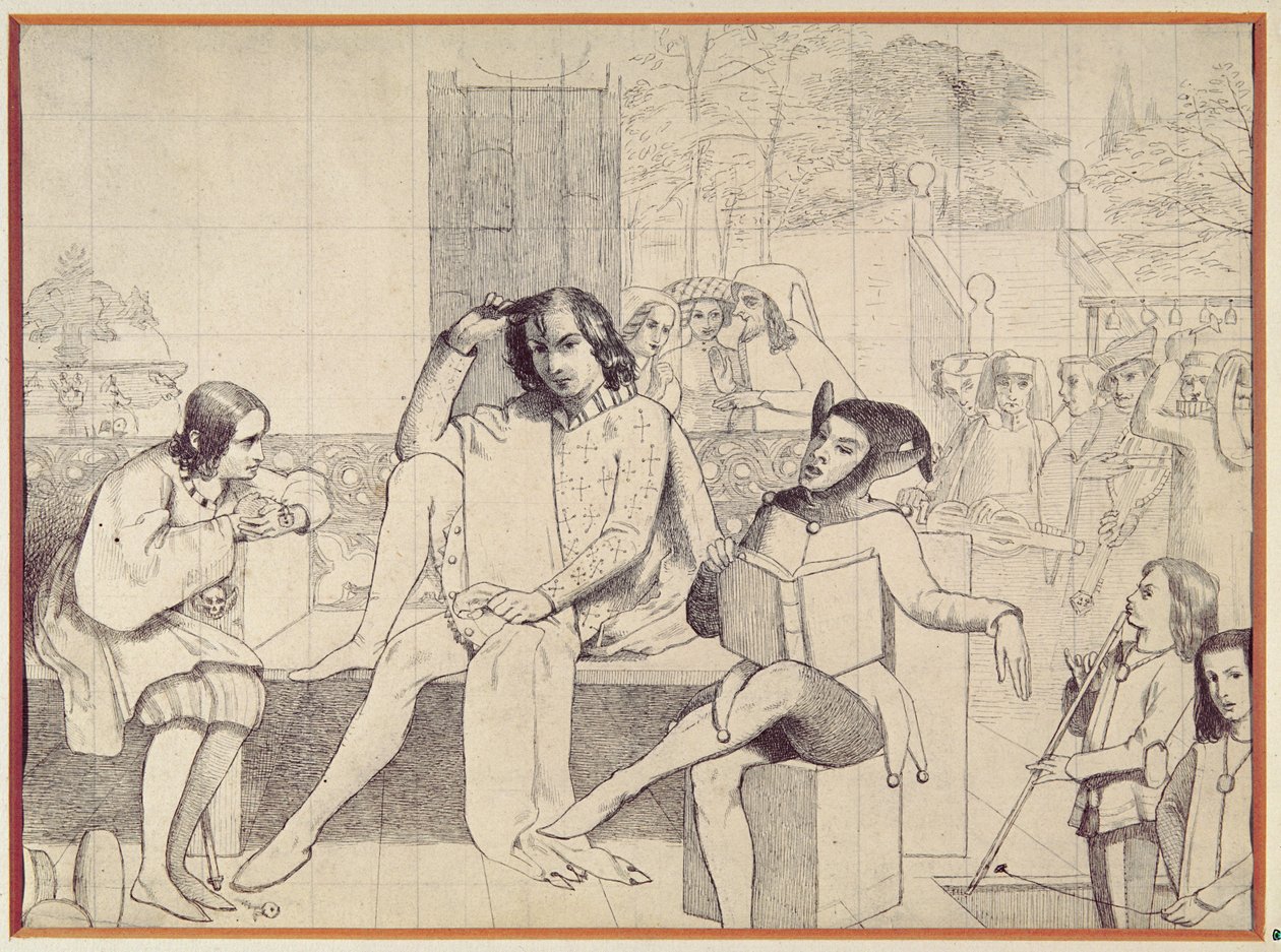 La dodicesima notte, c.1850 da Walter Howell Deverell
