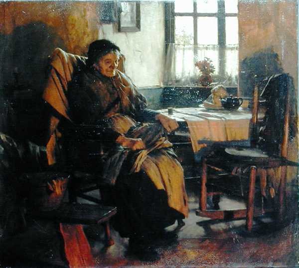 Alla luce del fuoco da Walter Langley