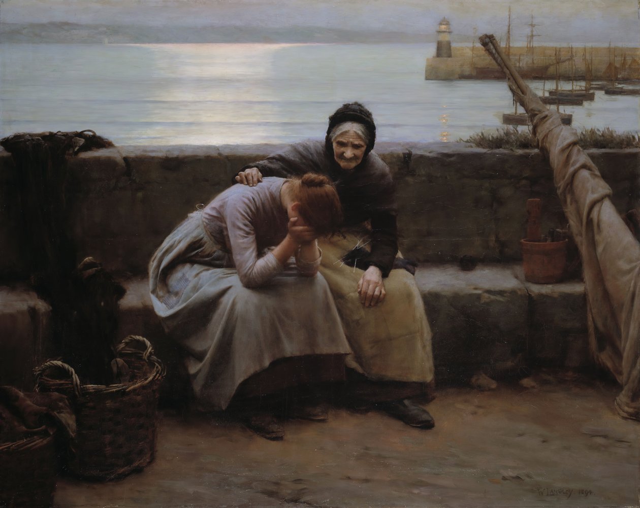 Mai il mattino si è vestito di sera senza che qualche cuore si spezzasse, 1894 da Walter Langley