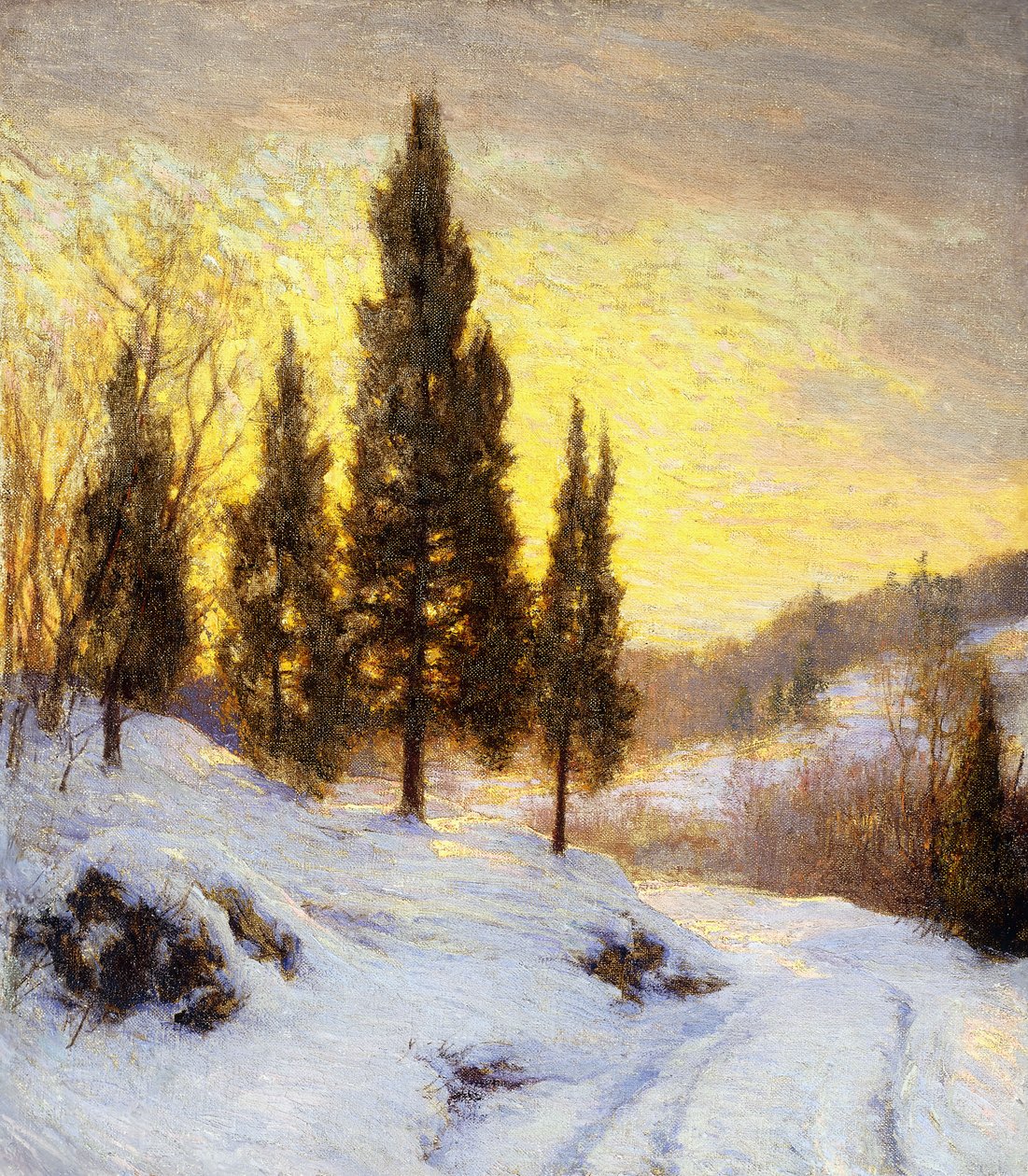 Tramonto invernale da Walter Launt Palmer