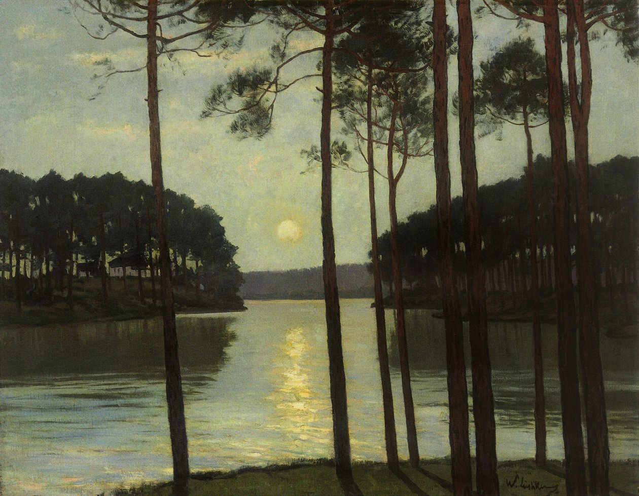 Atmosfera serale a Schlachtensee da Walter Leistikow