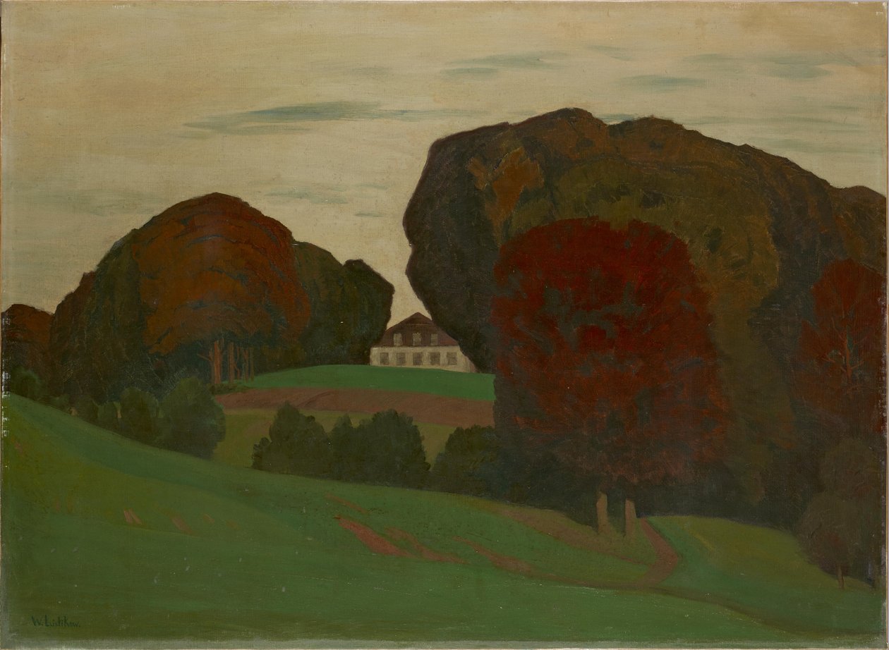 Parco danese con villa da Walter Leistikow
