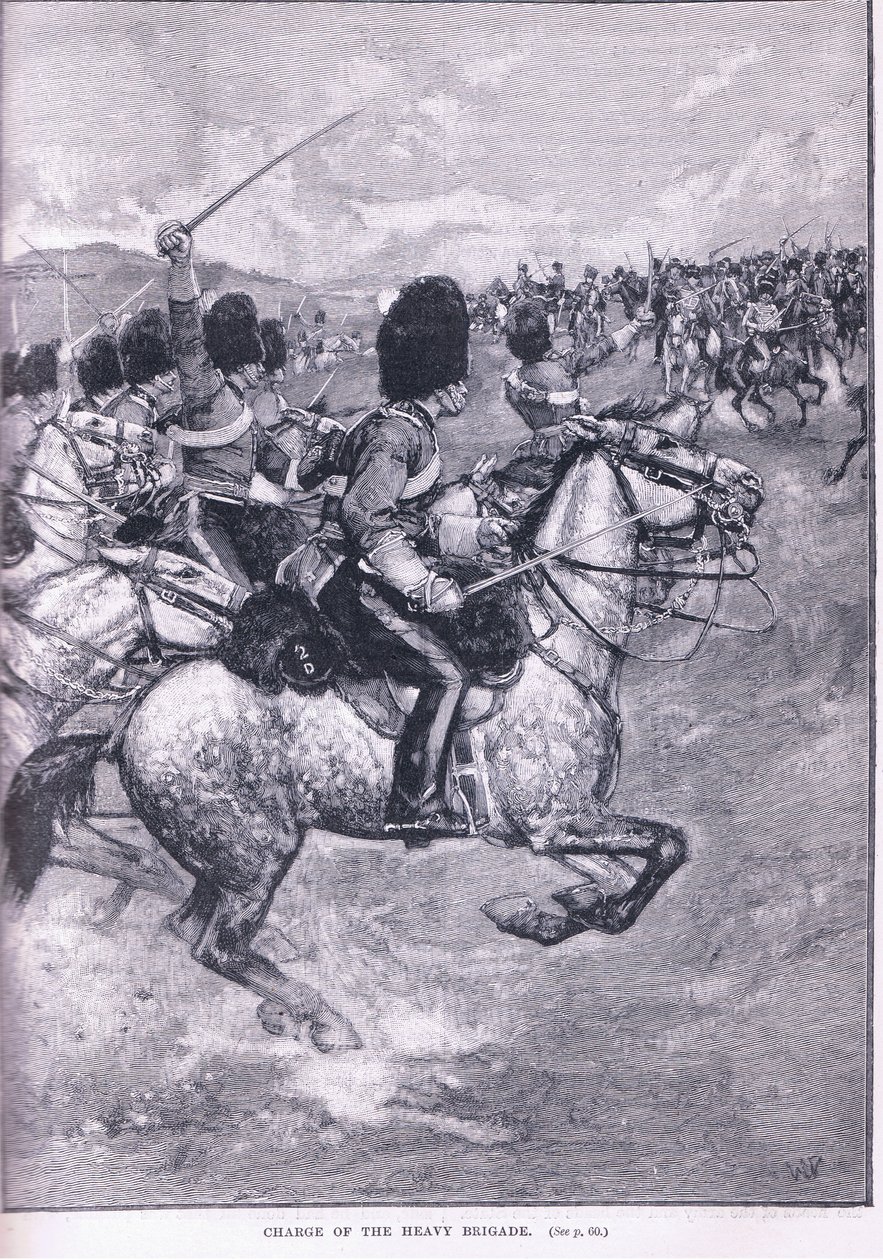 La Carica della Brigata Pesante da Walter Paget