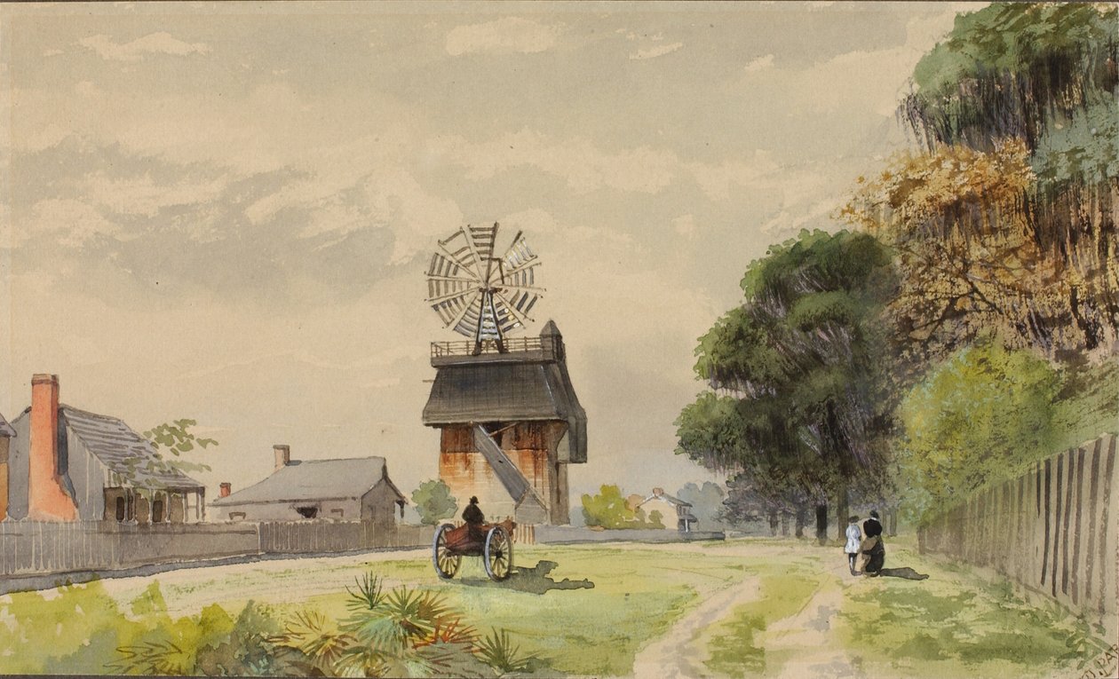 Villaggio in Florida, n.d. da Walter Paris