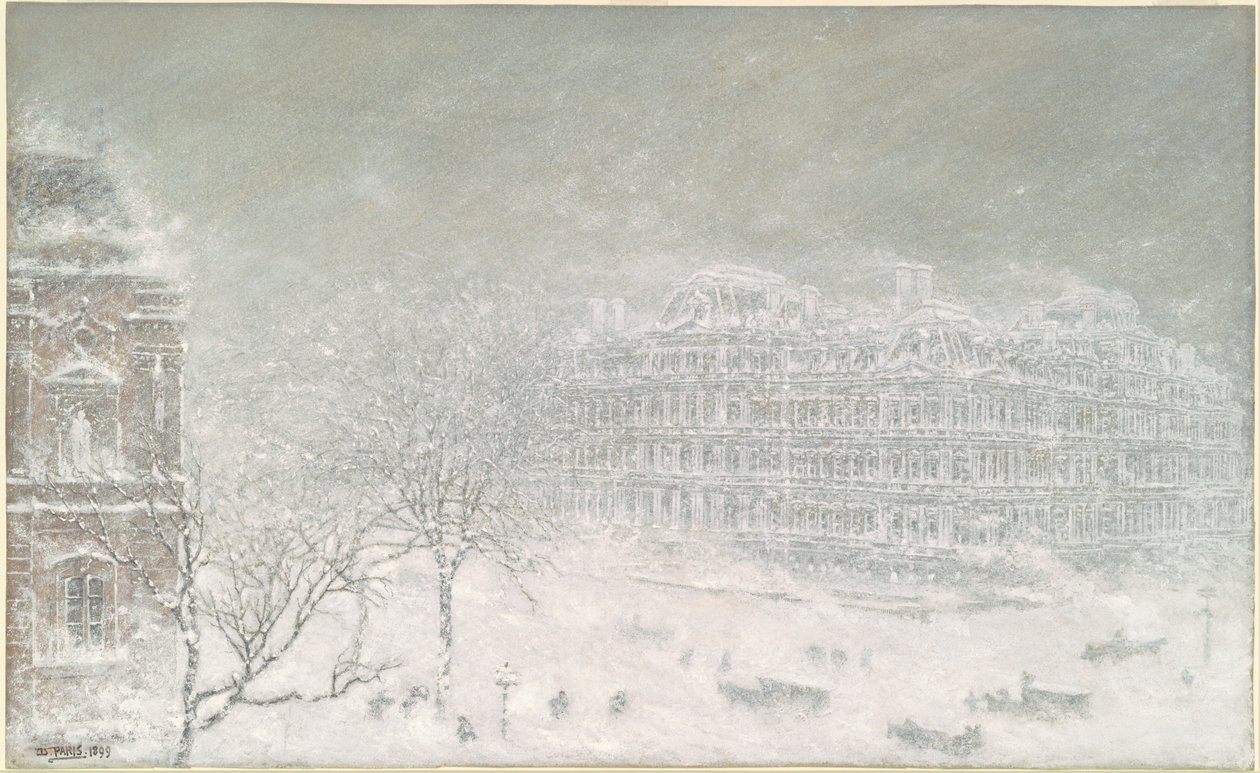 La grande bufera di neve del 1899 da Walter Paris