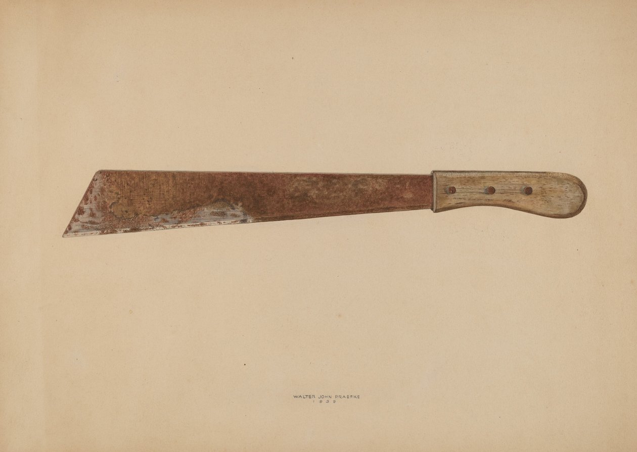 Coltello da mais, 1939 da Walter Praefke
