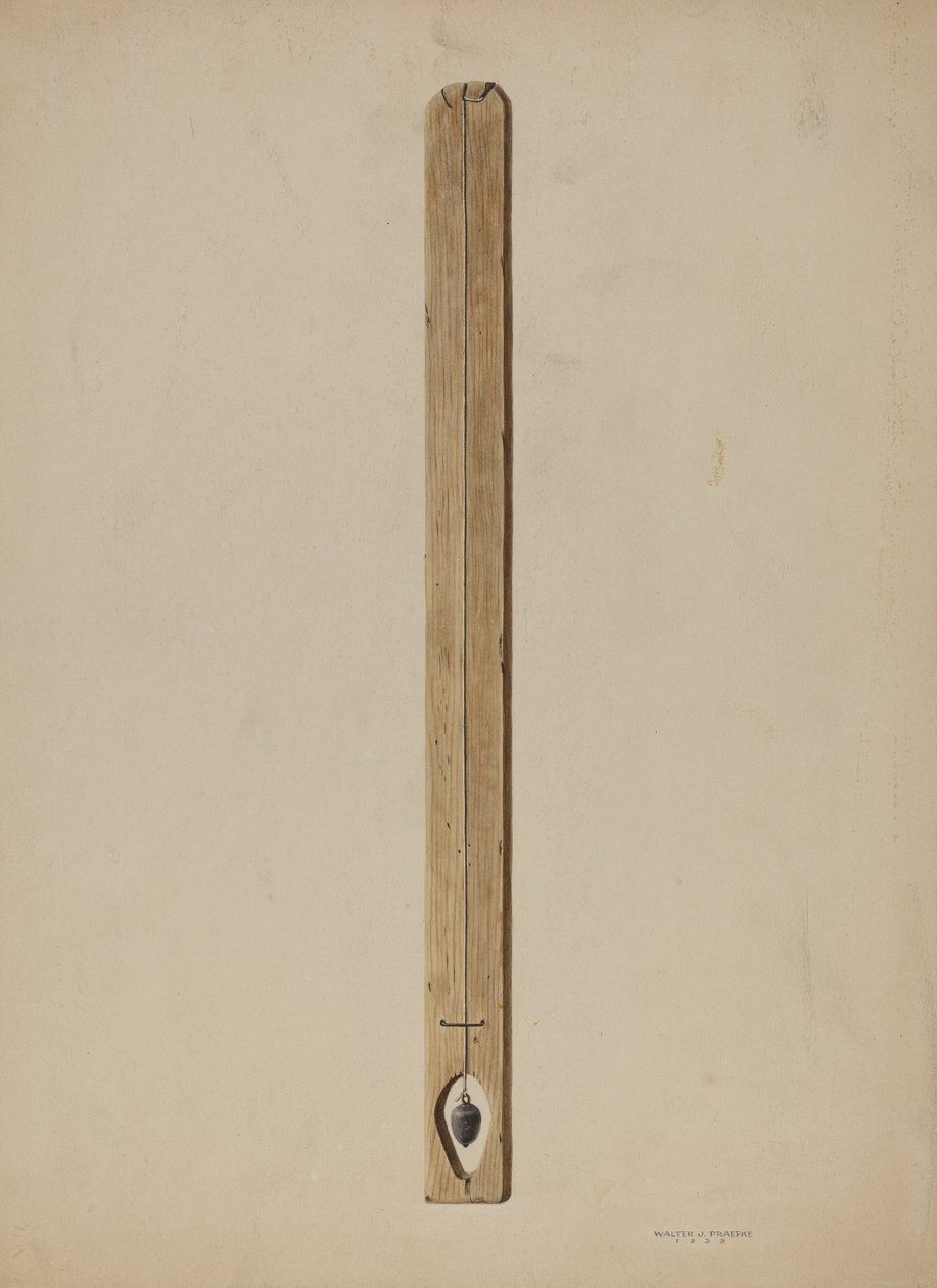 Filo a Piombo e Tavola da Walter Praefke