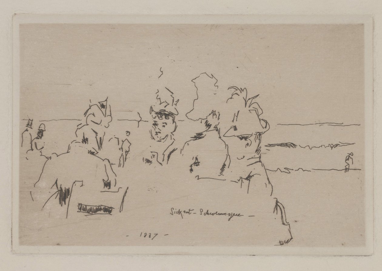 Scheveningen, Kaffeeklatsch (Pettegolezzi) da Walter Richard Sickert