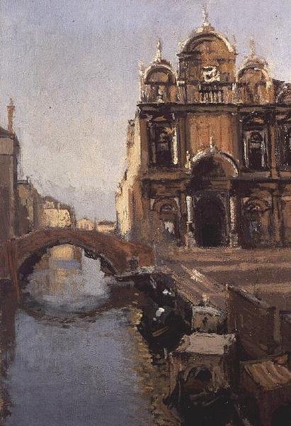 Scuola Grande di San Marco e Rio dei Mendicanti, Venezia da Walter Richard Sickert