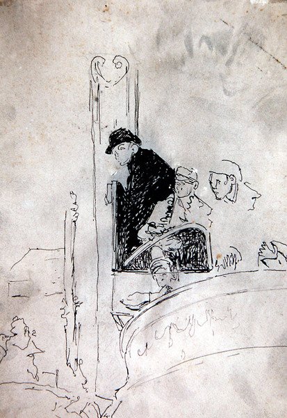 La galleria del vecchio Bedford, c.1895-1900 da Walter Richard Sickert