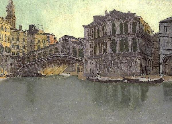 Il Canal Grande e il Rialto, Venezia, c.1895-96 da Walter Richard Sickert