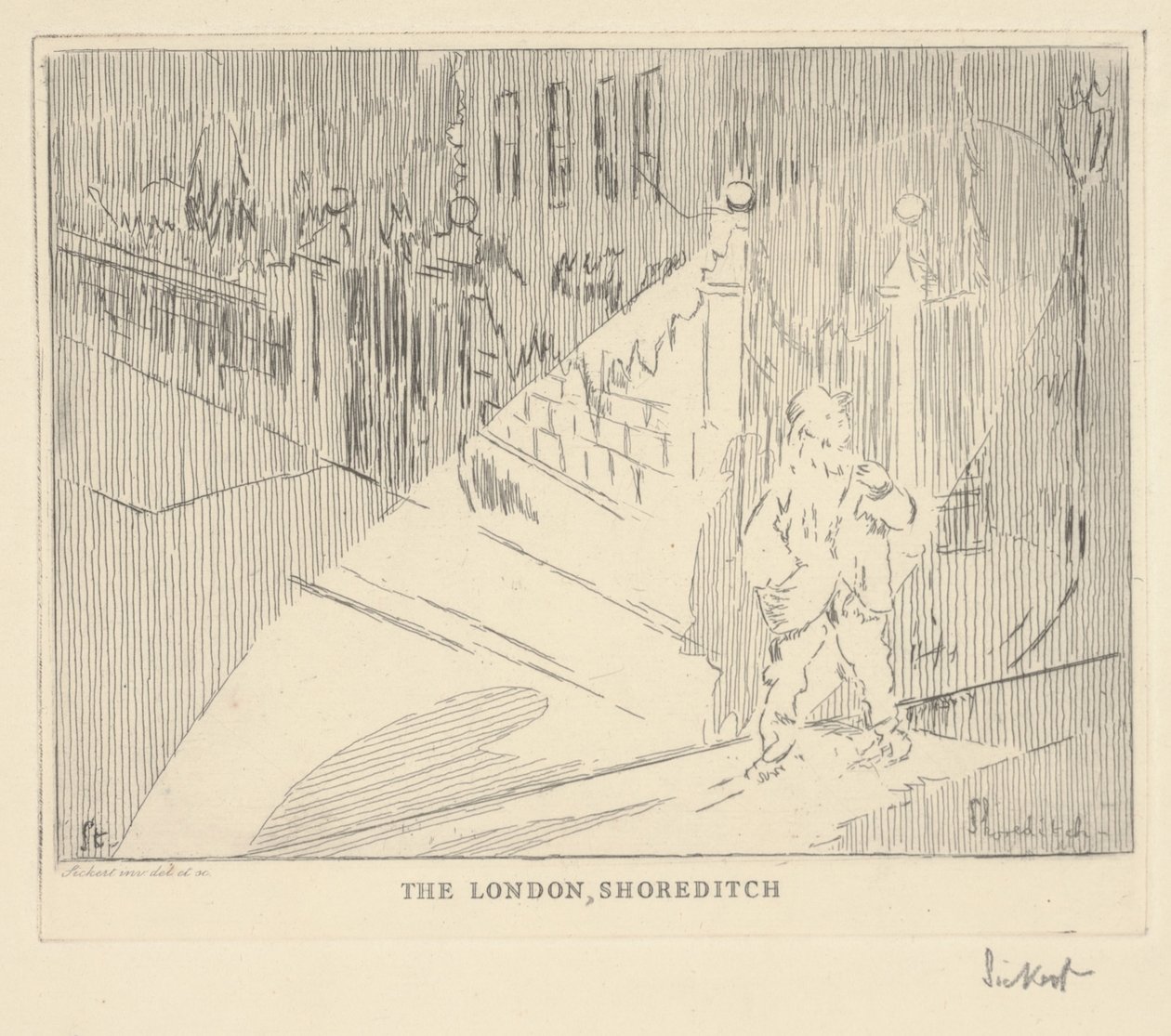 La Londra Shoreditch da Walter Richard Sickert