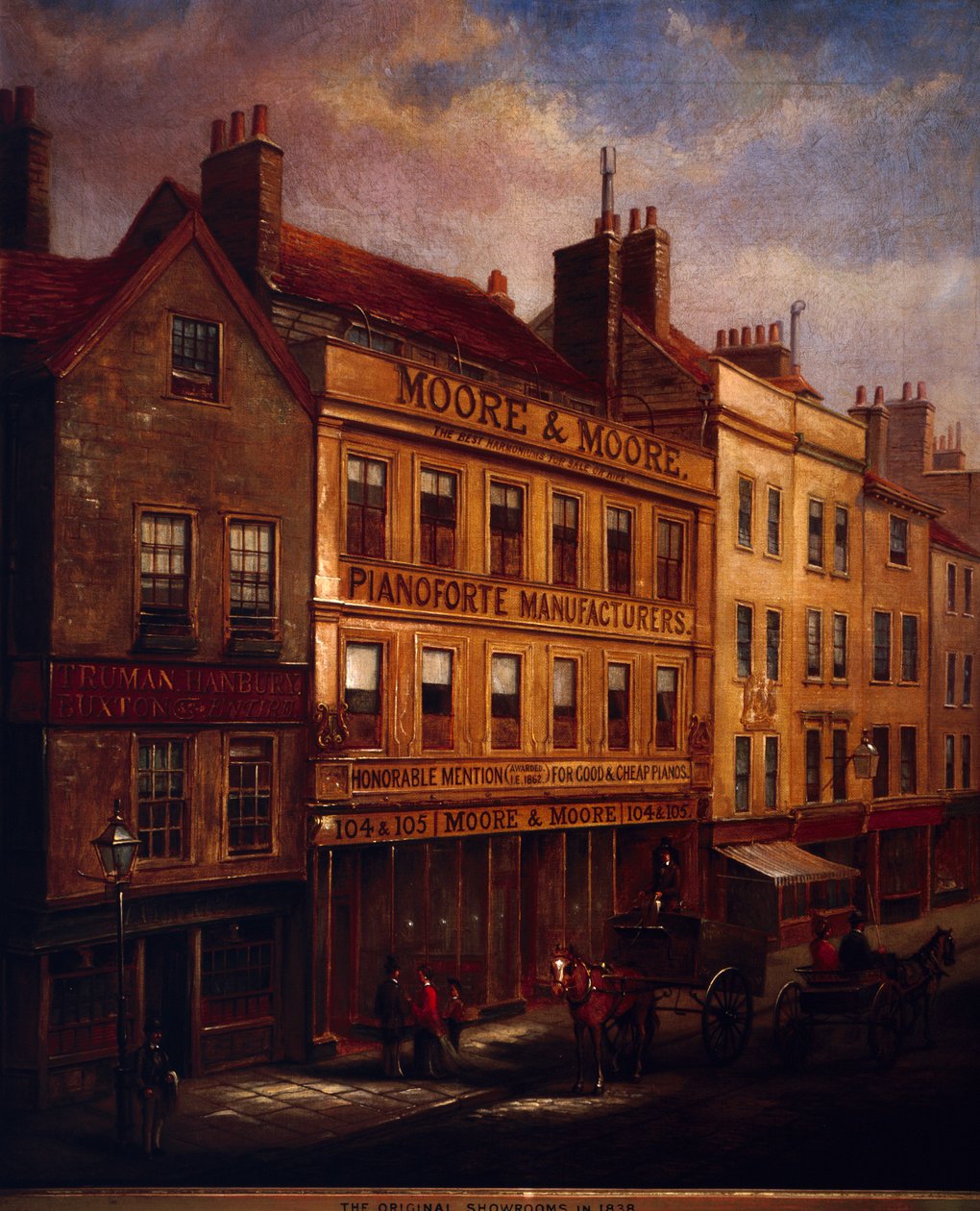 Bishopsgate, Londra, nel 1871 da Walter Riddle