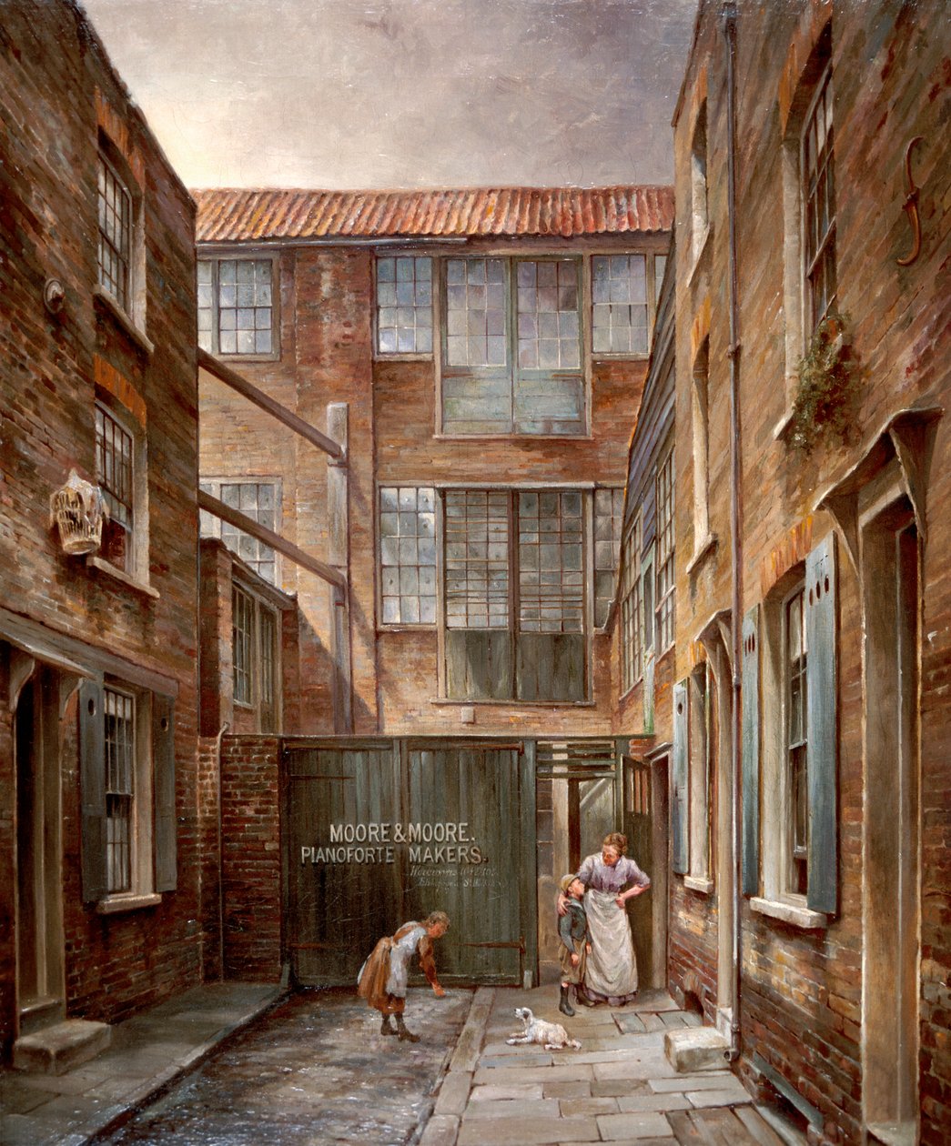 Il posto di Newnham, Bishopsgate da Walter Riddle