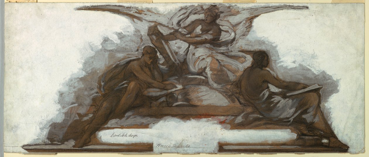 Design di una banconota da Walter Shirlaw
