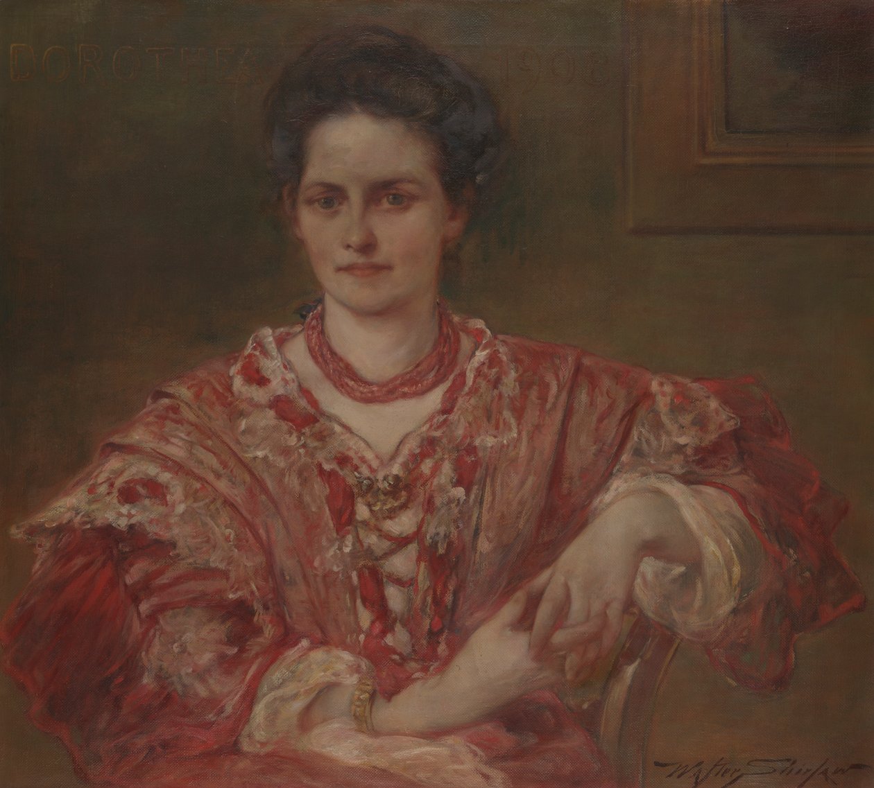 Ritratto di Dorothea A. Dreier da Walter Shirlaw