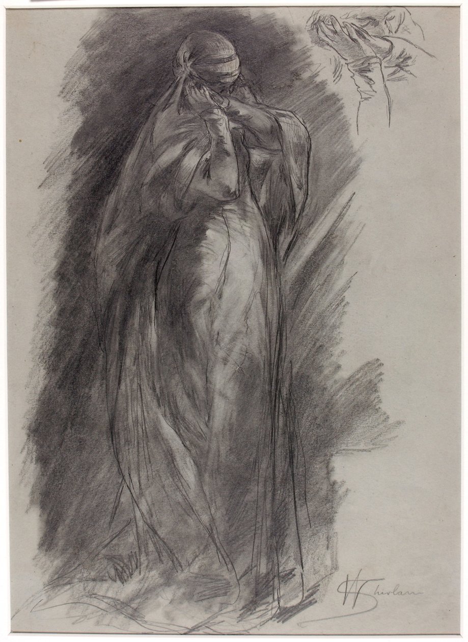 Figura in piedi da Walter Shirlaw