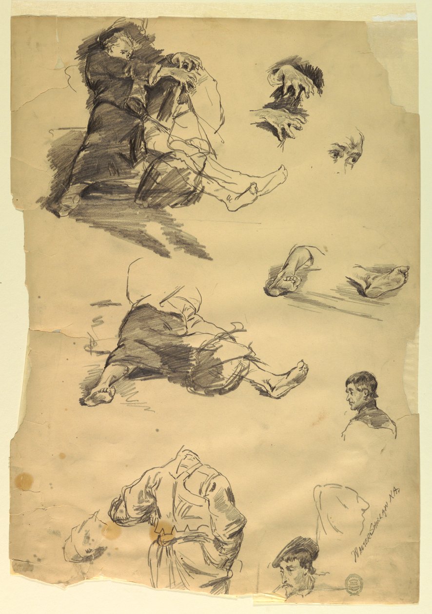 Studi di figure per una rappresentazione storica da Walter Shirlaw