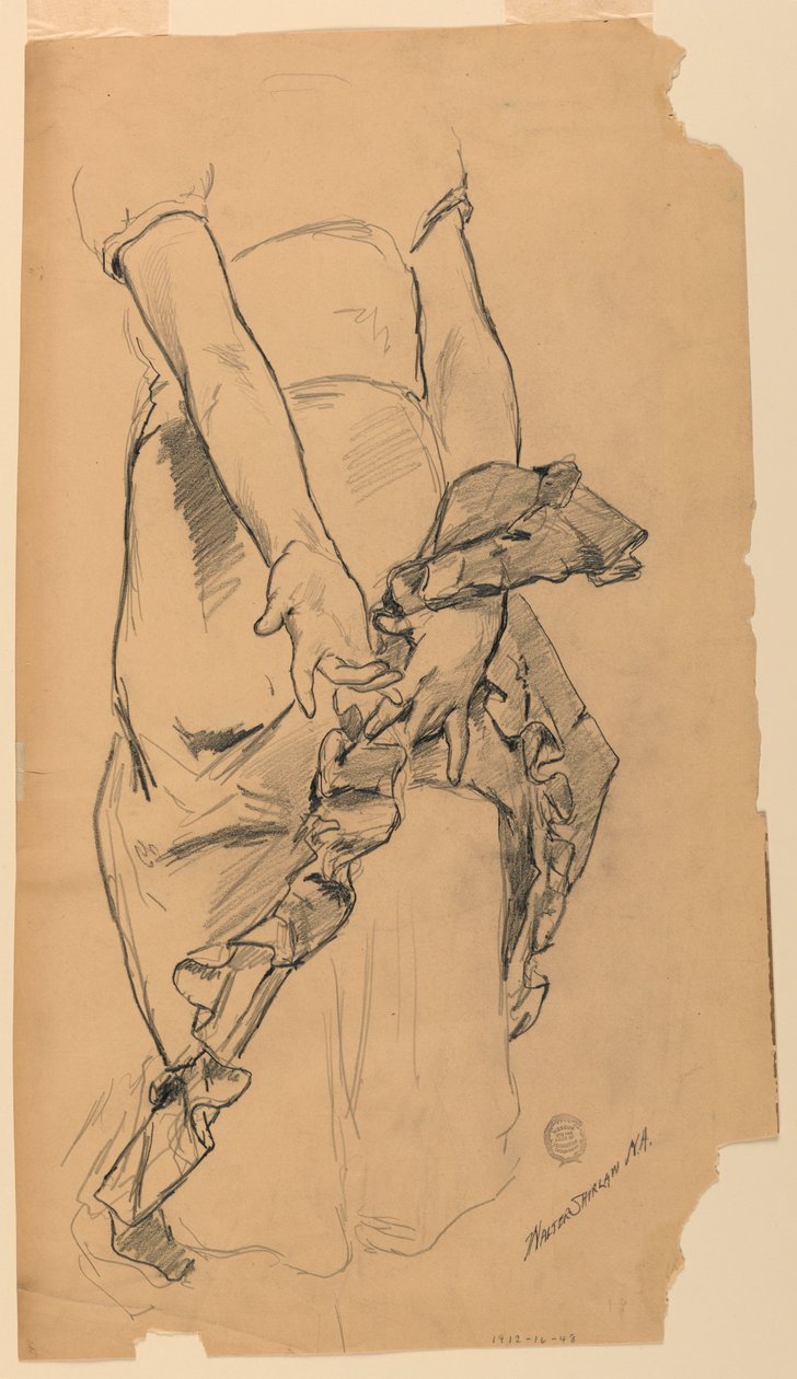 Studio di una donna da Walter Shirlaw