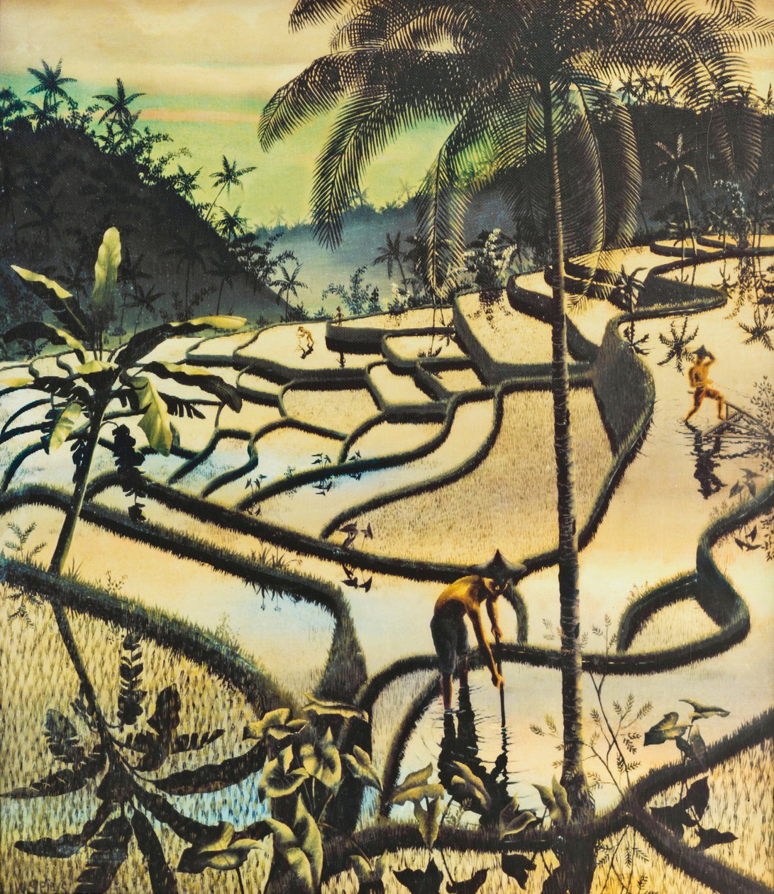 Paesaggio di Preanger da Walter Spies