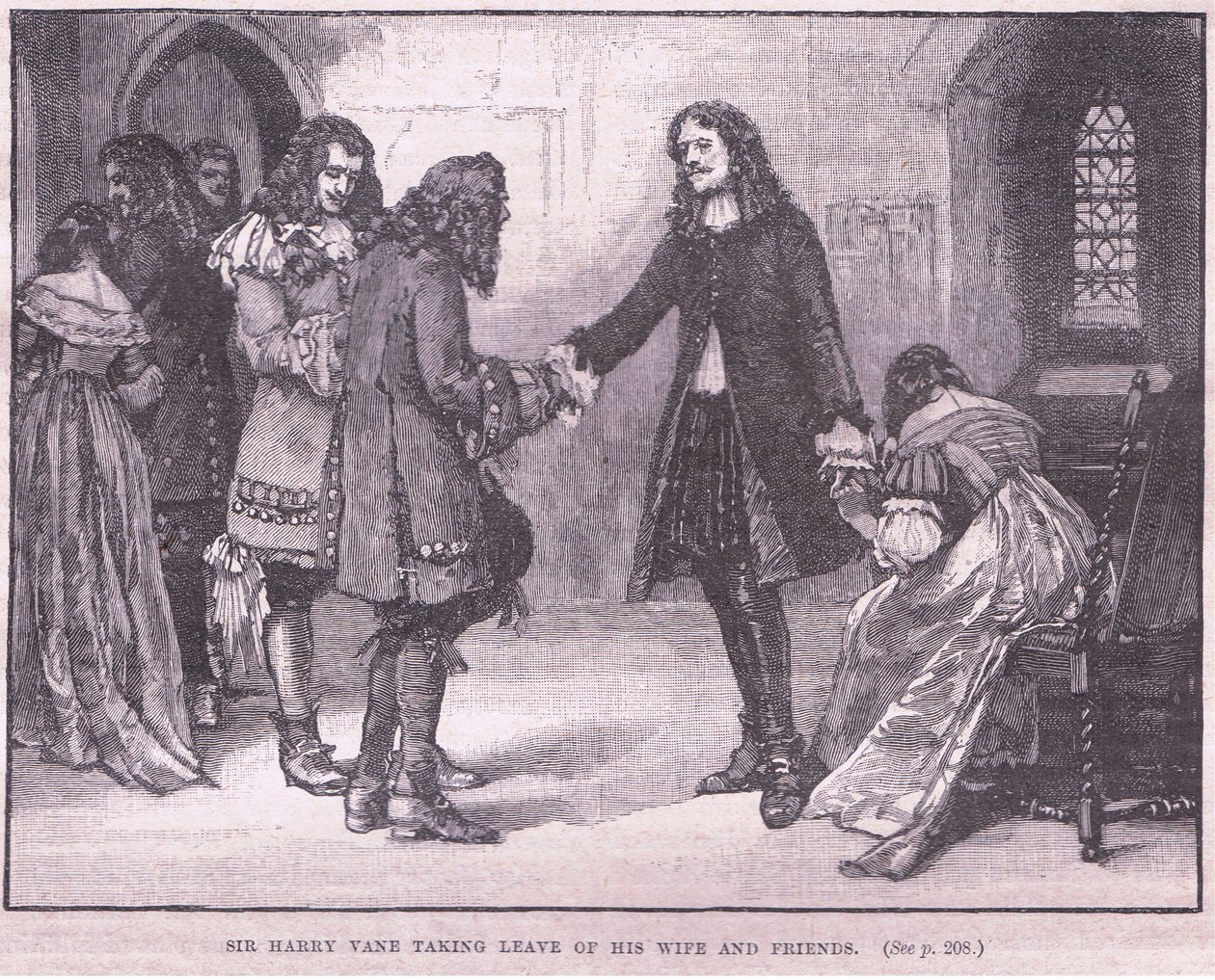 Sir Henry Vane che si congeda dalla moglie e dagli amici da Walter Stanley Paget
