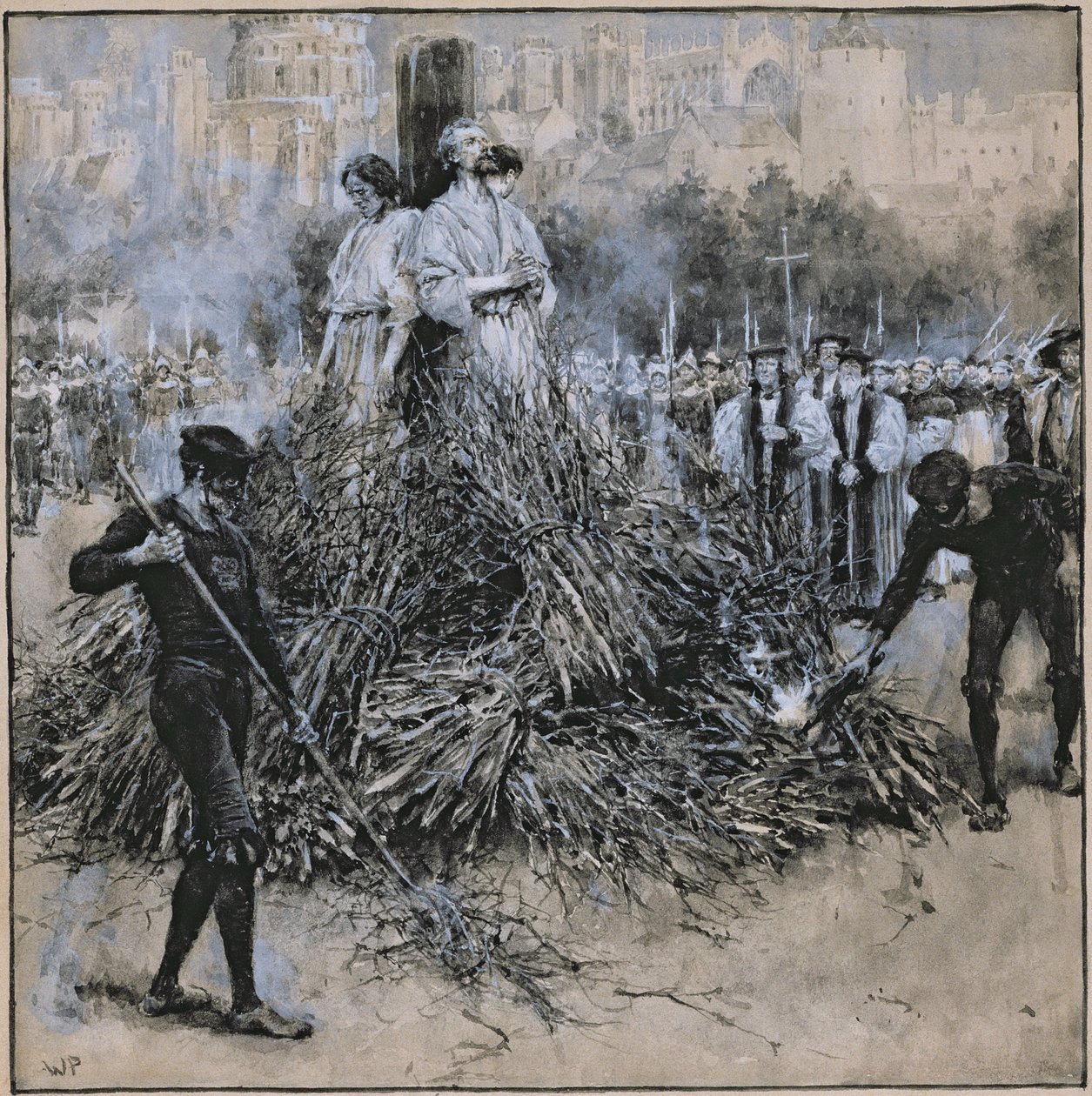 Il martirio di Robert Testwood da Walter Stanley Paget
