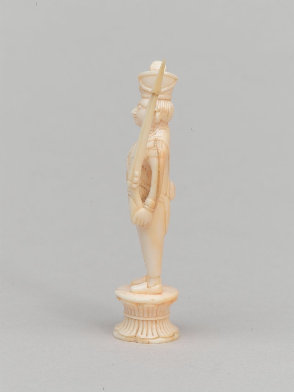 Pedone bianco, pezzo degli scacchi, India da Walter Stanley Paget