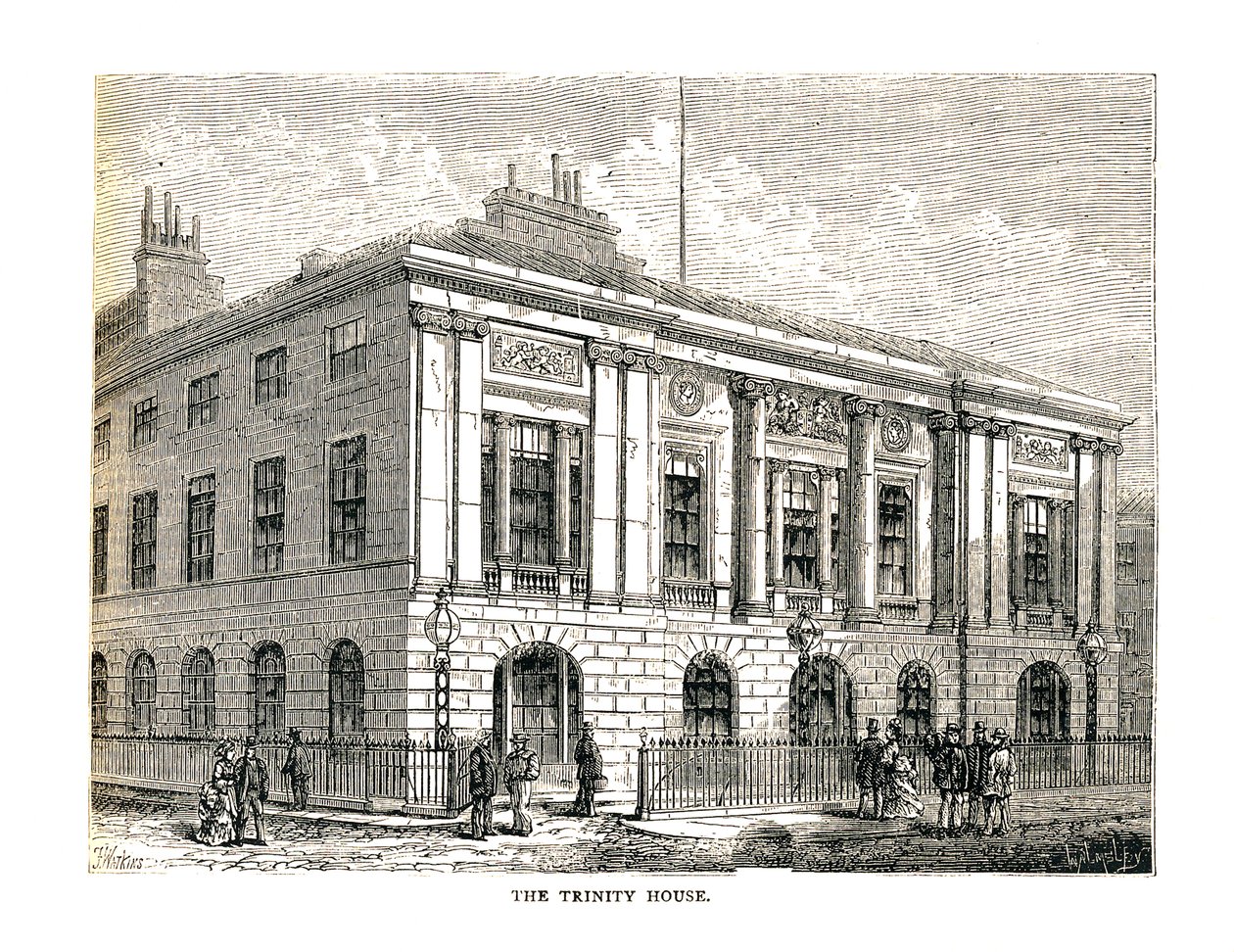 La Trinity House, 1878 da Walter Thornbury