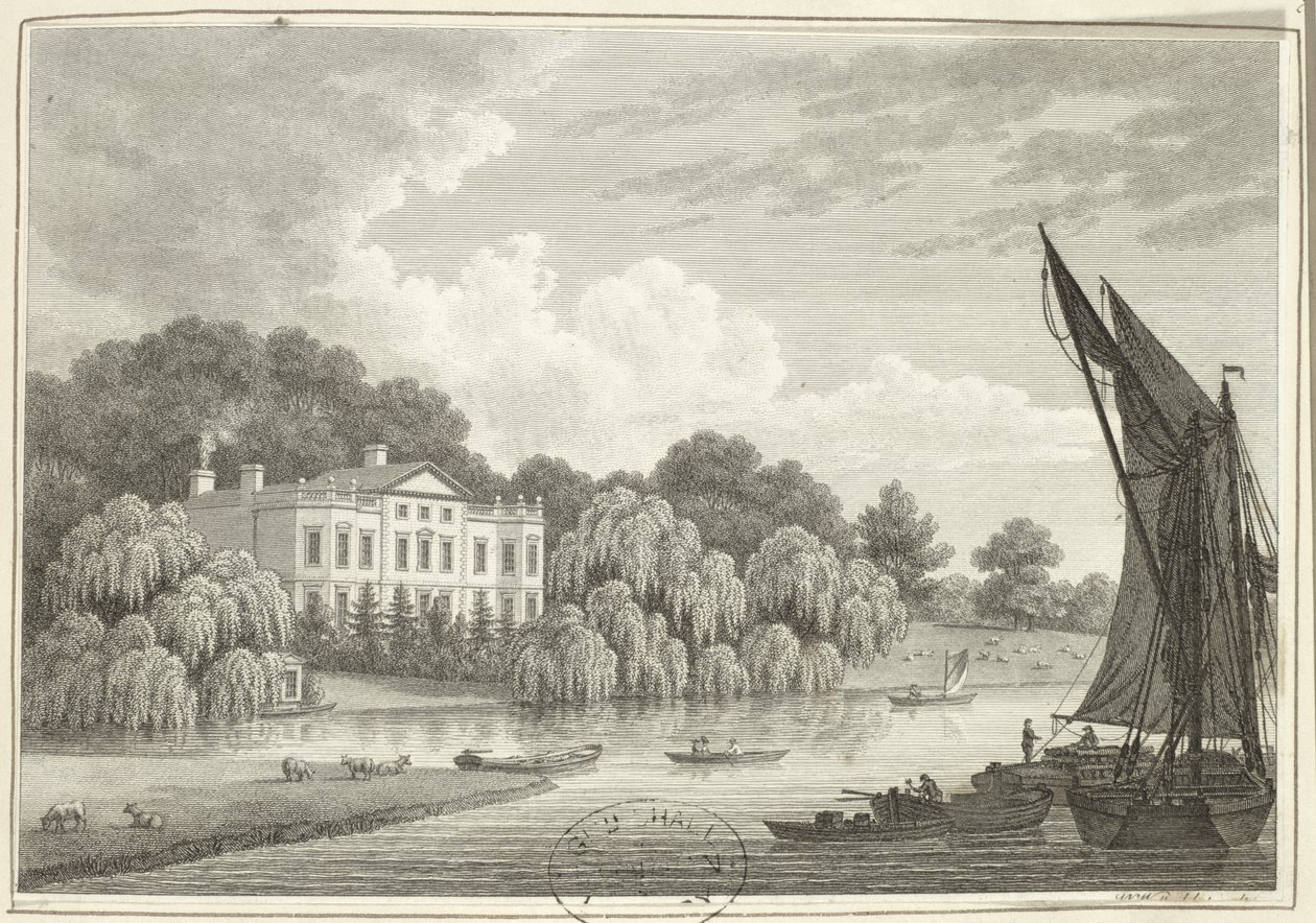 Casa di campagna con lago e barche da Walter Williams