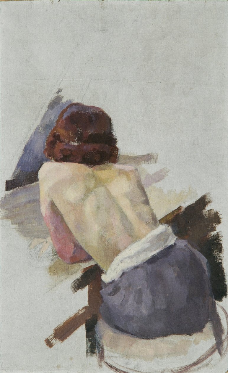 Nudo femminile di schiena da Walther Gamerith